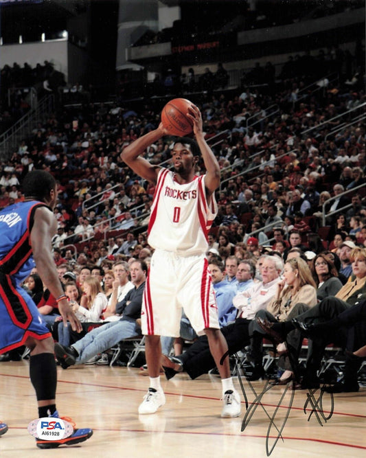 Aaron Brooks signed 8x10 photo PSA/DNA Houston Rockets Autographed