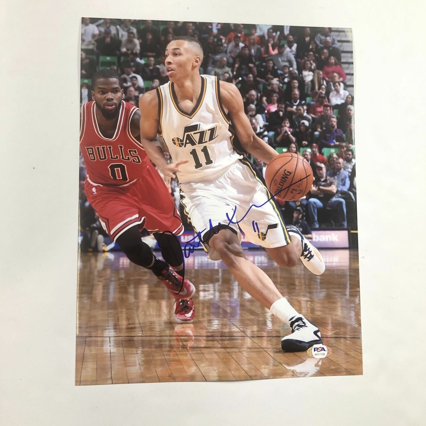 Dante Exum signed 11x14 photo PSA/DNA Utah Jazz Autographed