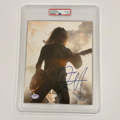 KIRK HAMMETT signed 8x10 photo PSA/DNA Slabbed Autographed Metallica