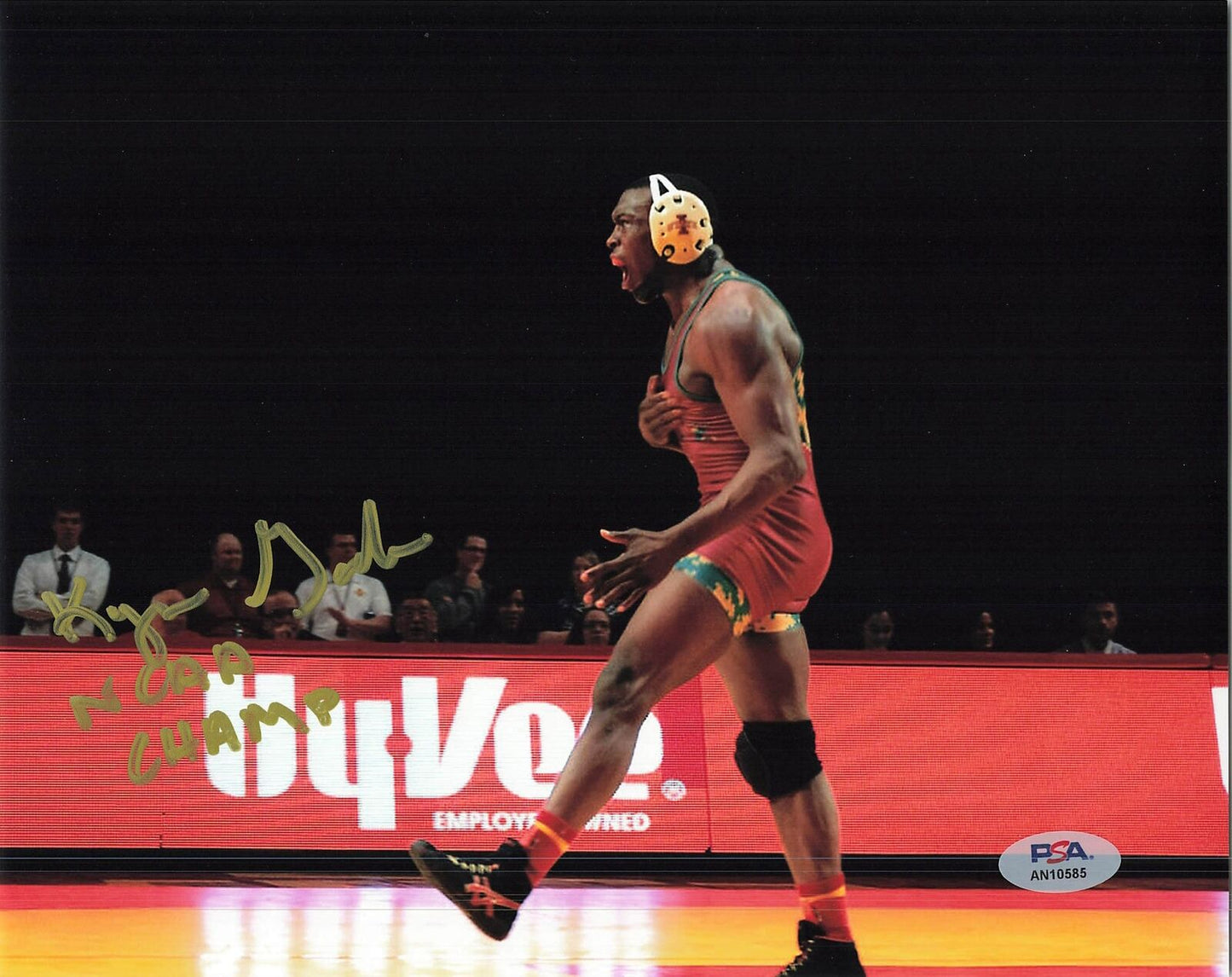 Kyven Gadson signed 8x10 photo PSA/DNA Autographed "NCAA Champs"