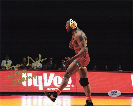 Kyven Gadson signed 8x10 photo PSA/DNA Autographed "NCAA Champs"