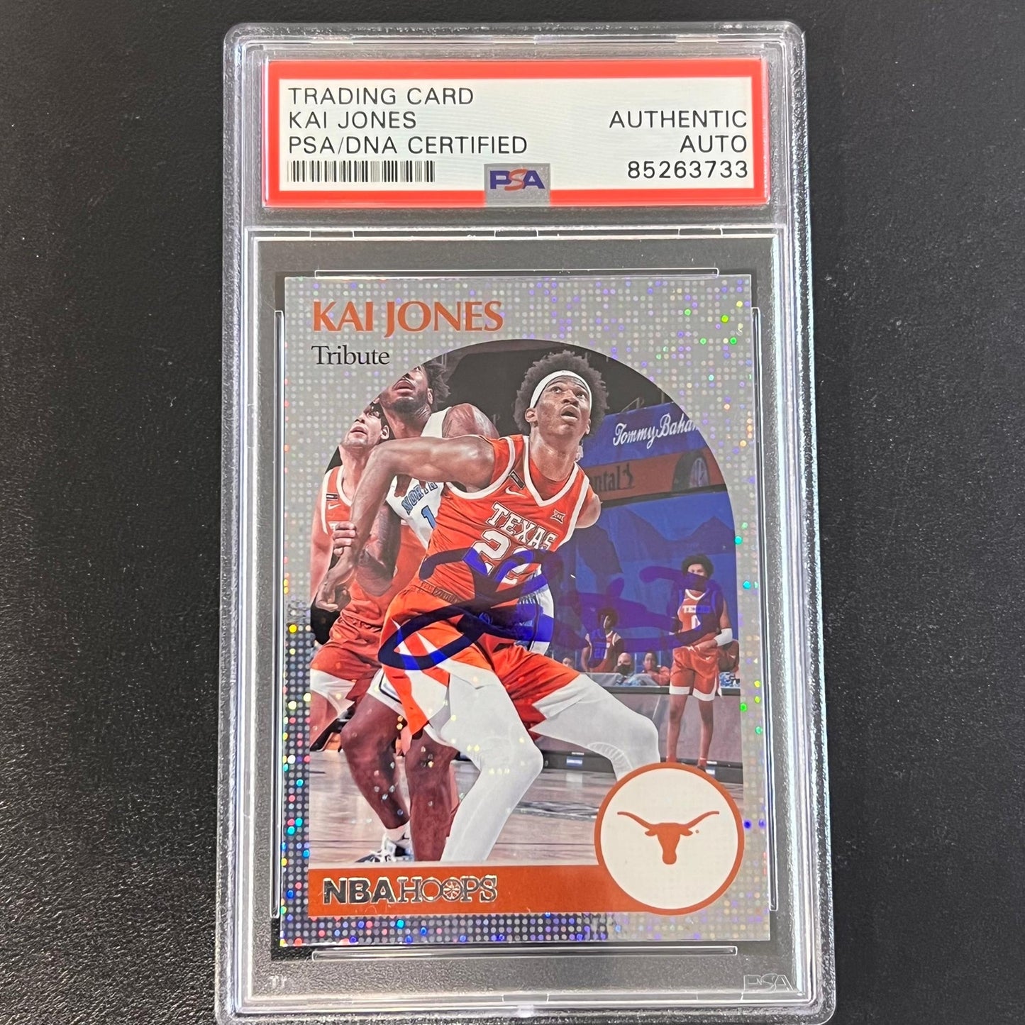 2021 Panini Chronicles Hoops Draft Picks #62 Kai Jones Signed AUTO PSA Slabbed T