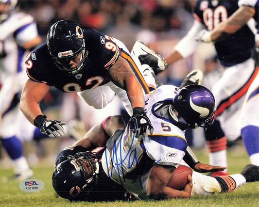 STEPHEN PAEA Signed 8x10 photo PSA/DNA Chicago Bears Autographed