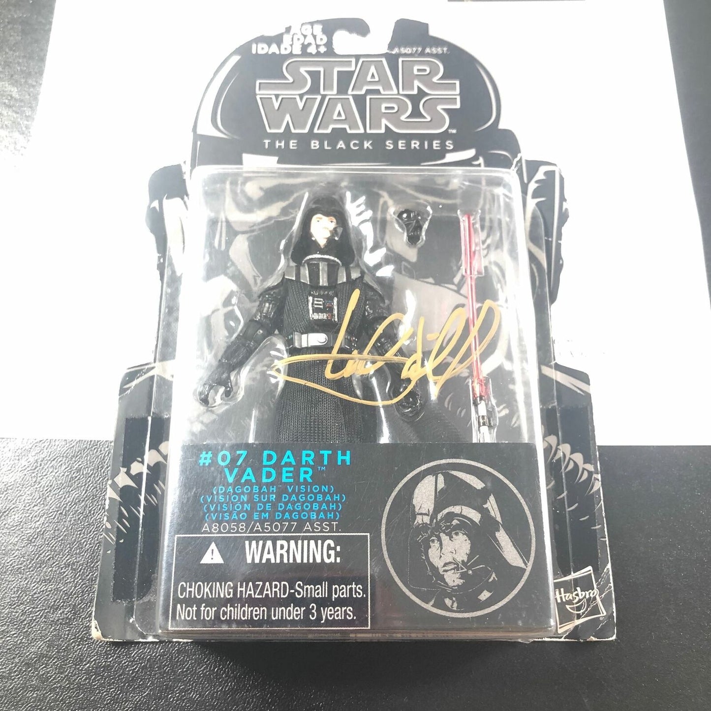 Mark Hamill Signed Star Wars #07 Darth Vader Toybox PSA/DNA Limited Edition