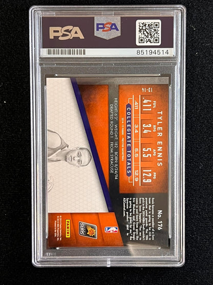 2014-15 Panini Prestige #176 Tyler Ennis Signed Rookie Card AUTO 10 PSA Slabbed