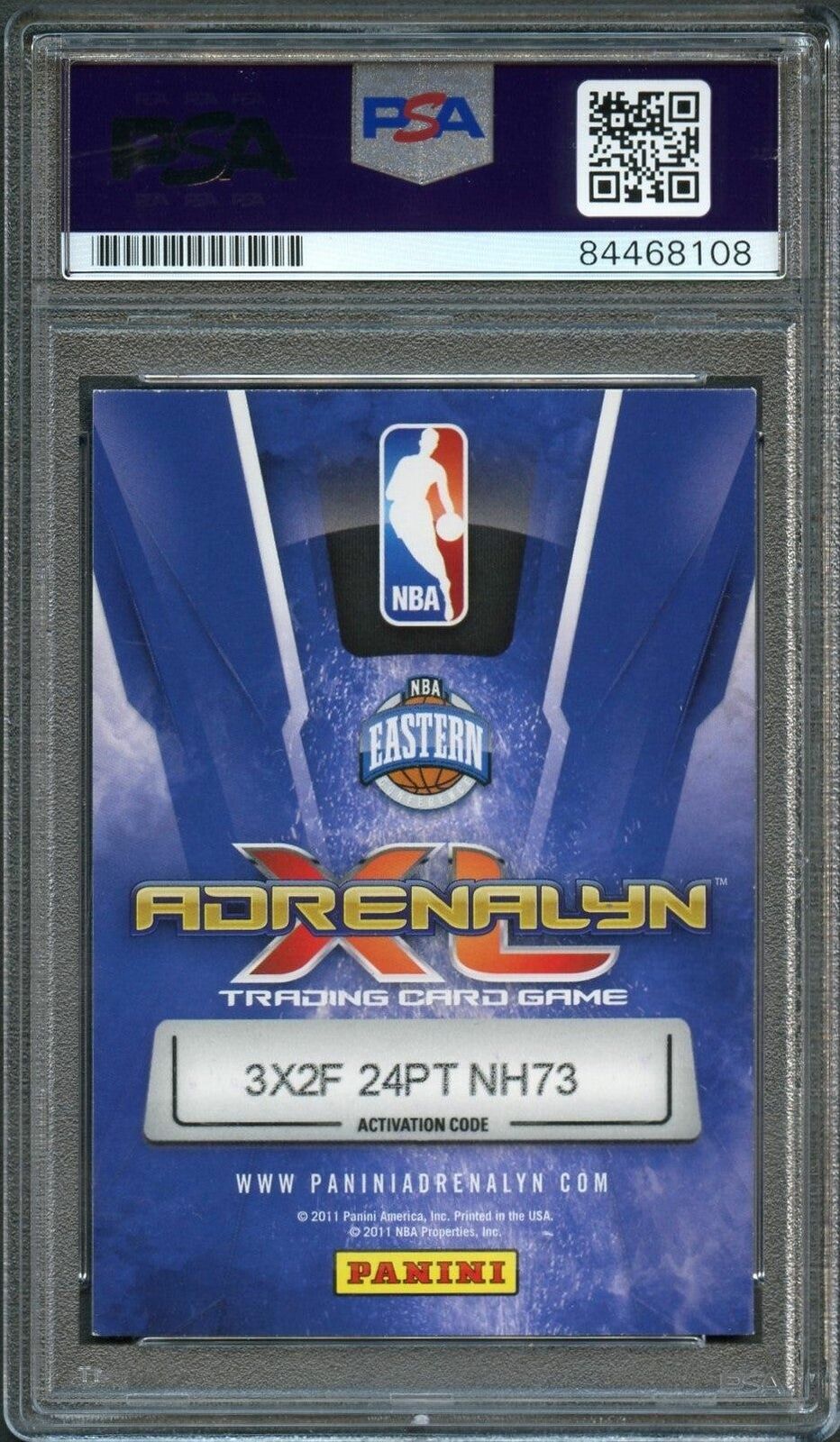 Adrenalyn Trading Card Marcin Gortat Signed Card AUTO PSA/DNA Slabbed Magic