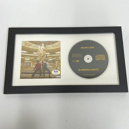 The Weeknd signed Album CD Cover Framed PSA/DNA Autographed