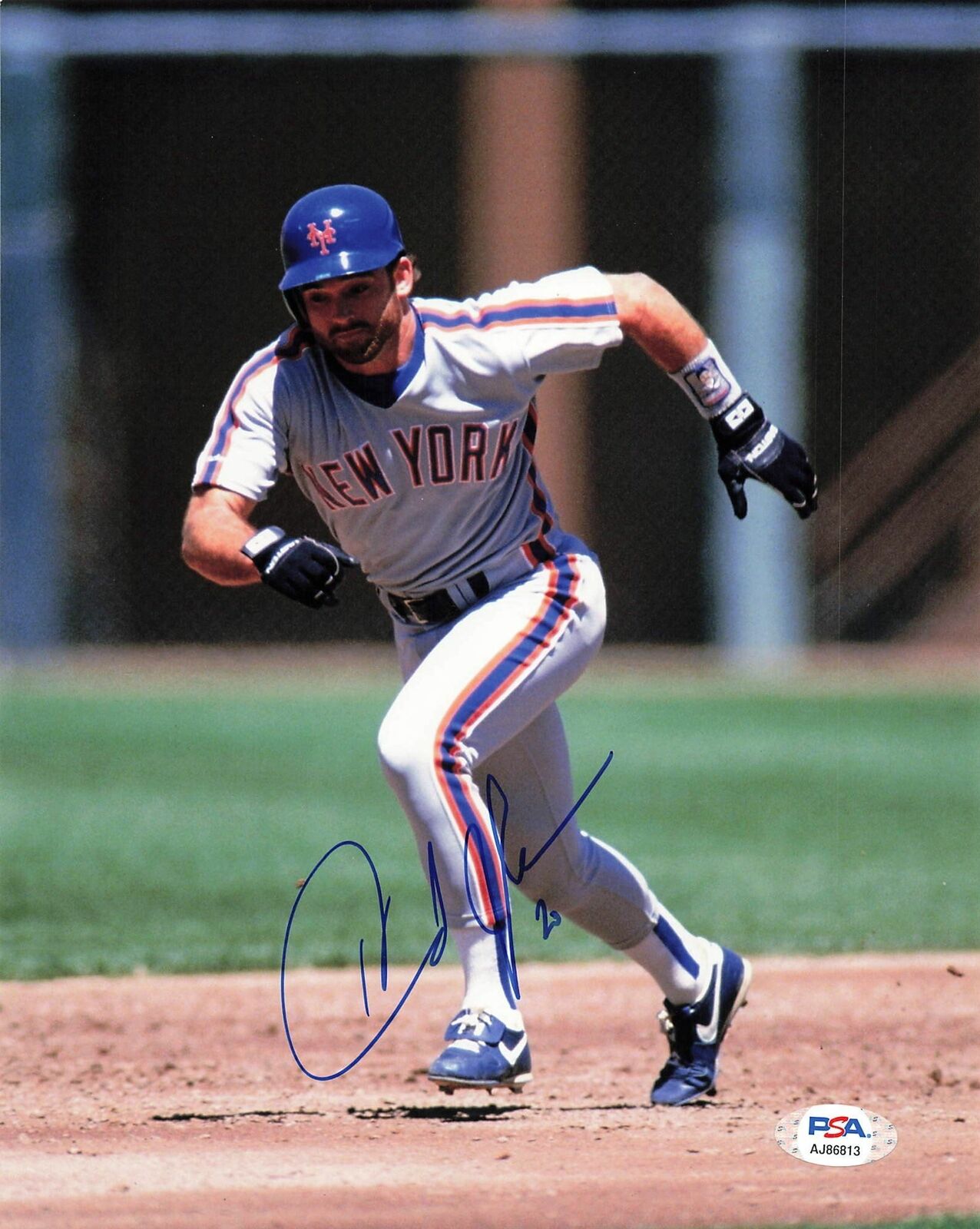 HOWARD JOHNSON signed 8x10 photo PSA/DNA New York Mets Autographed