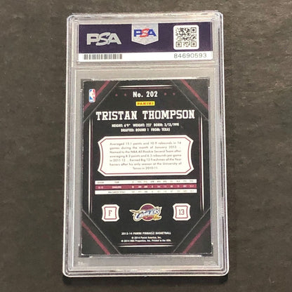 2013-14 Panini Pinnacle #202 TRISTAN THOMPSON Signed Card AUTO PSA Slabbed Caval