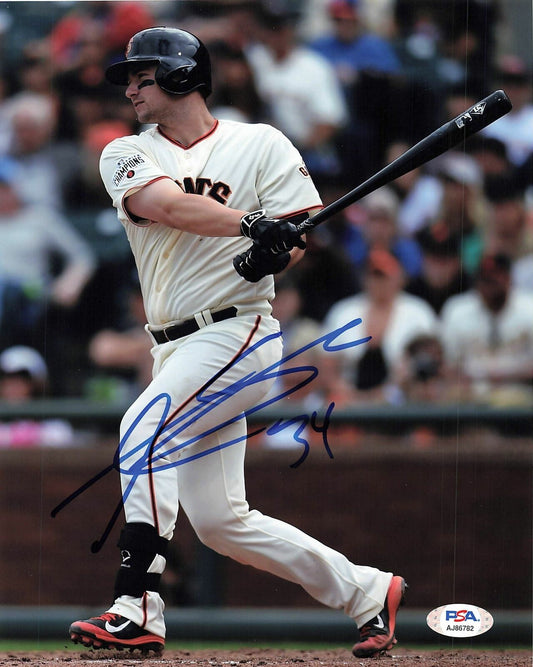 ANDREW SUSAC signed 8x10 photo PSA/DNA San Francisco Giants Autographed