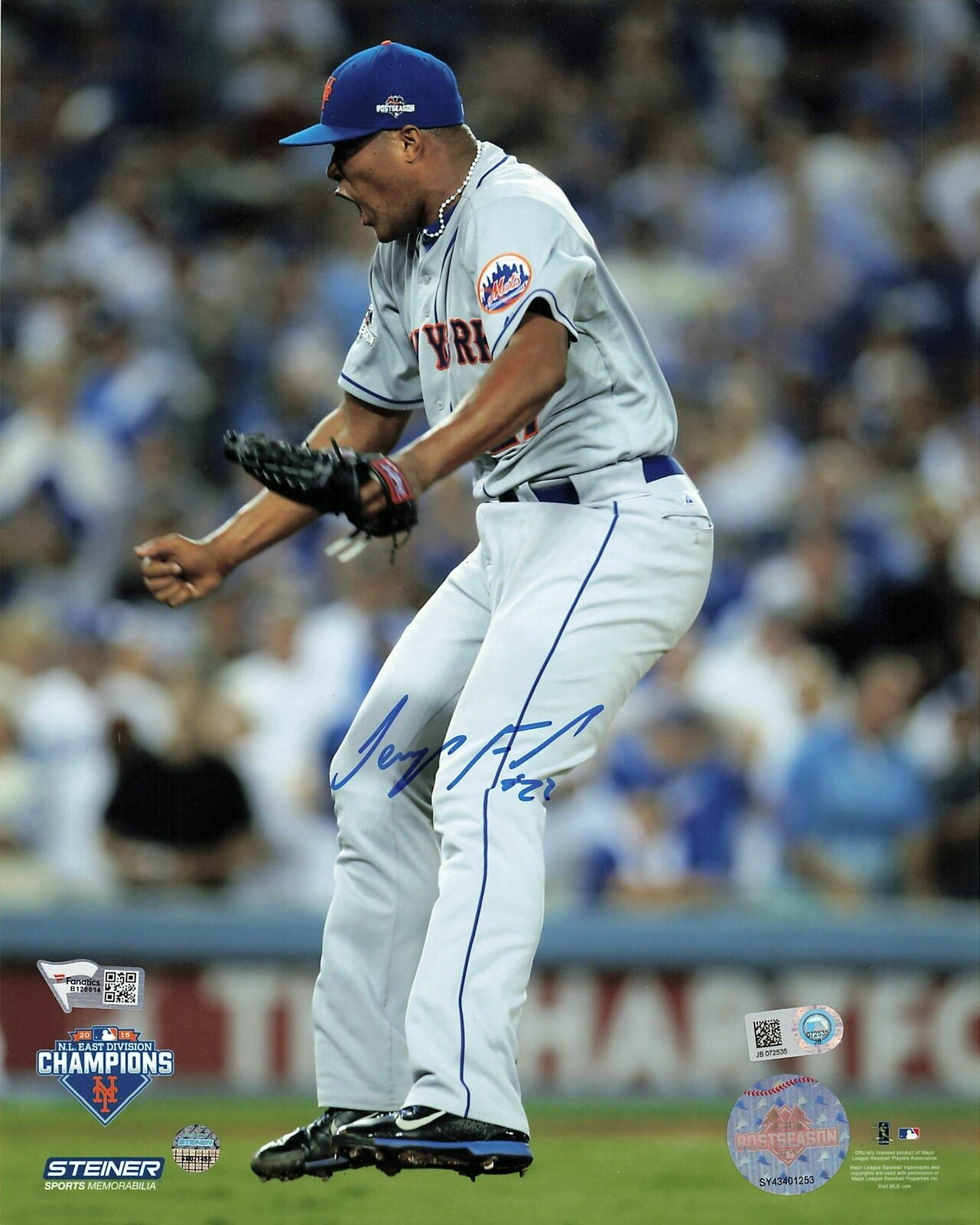 Jeurys Familia signed 8x10 photo Fanatics New York Mets Autographed