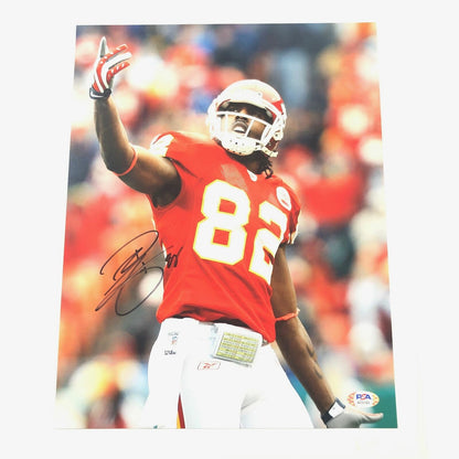 Dwayne Bowe signed 11x14 photo PSA/DNA Kansas City Chiefs Autographed