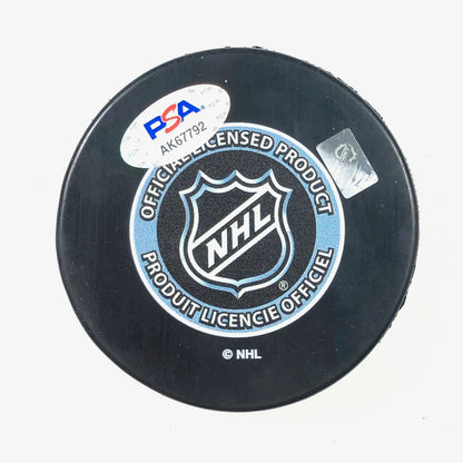 TYLER JOHNSON signed Hockey Puck PSA/DNA Tampa Bay Lightning Autographed