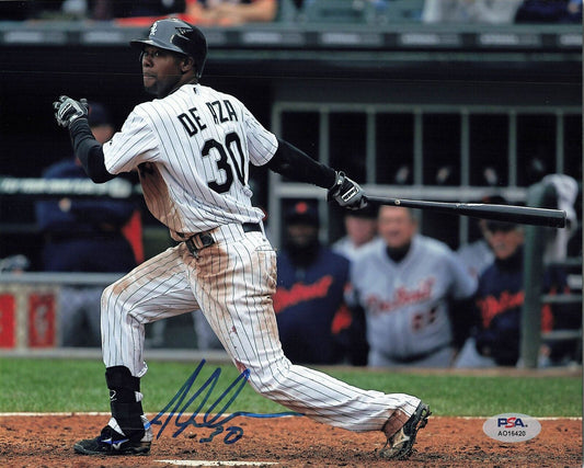 Alejandro De Aza signed 8x10 photo Chicago White Sox PSA/DNA Autographed (Copy)