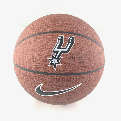 Tim Duncan signed Basketball PSA/DNA Spurs autographed