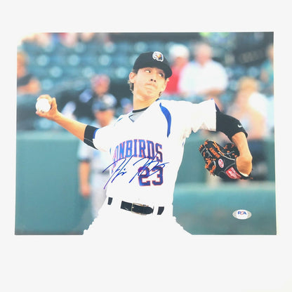 Hunter Harvey signed 11x14 Photo PSA/DNA Ironbirds autographed Orioles