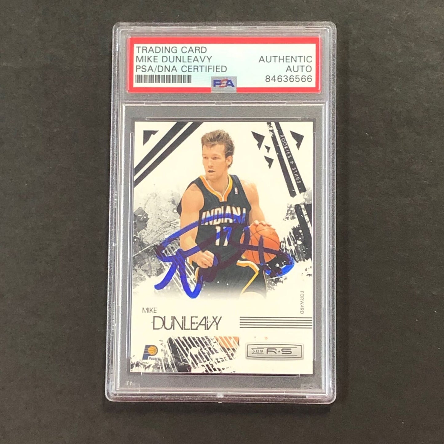 2009-10 Panini Rookies & Stars #35 Mike Dunleavy Signed Card AUTO PSA/DNA Slabbe