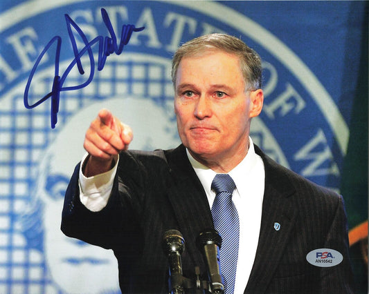 Jay Inslee signed 8x10 photo PSA/DNA Autographed