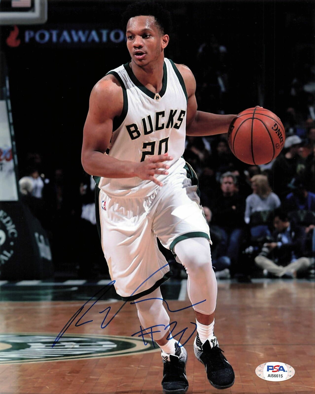 Rashad Vaughn signed 8x10 photo PSA/DNA Bucks Autographed