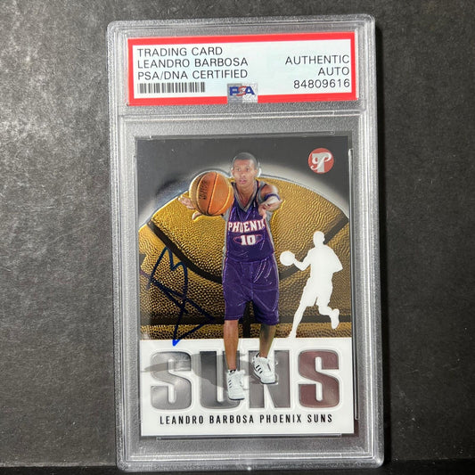 2003 Topps #182 Leandro Barbosa Signed Card AUTO PSA Slabbed Suns