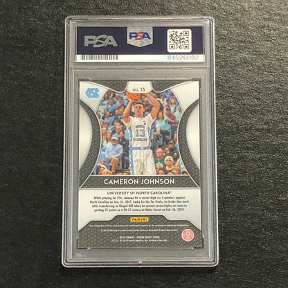 2019-20 Panini Prizm Draft Picks #13 Cameron Johnson Signed Card PSA Slabbed Aut