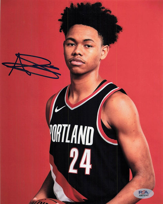 Anfernee Simons signed 8x10 photo PSA/DNA Portland Trail Blazers autographed