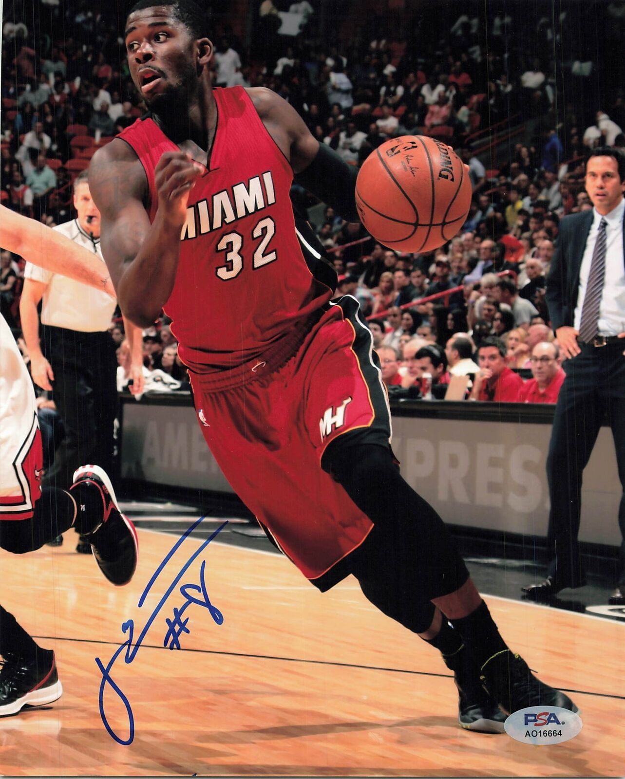 James Ennis signed 8x10 photo PSA/DNA Miami Heat Autographed