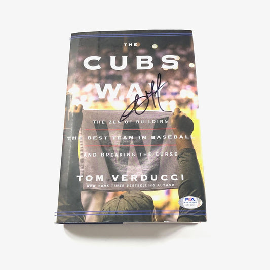 CHRISTOPHER MOREL Signed Book PSA/DNA Autographed The Cubs Way