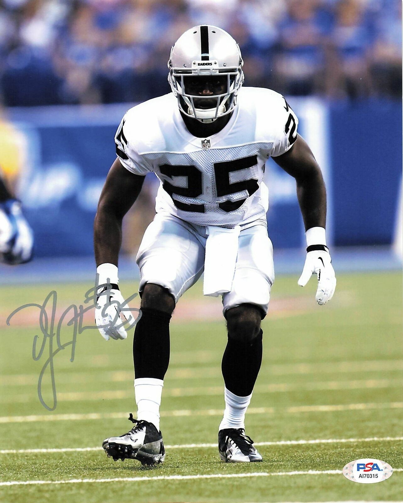 DJ HAYDEN signed 8x10 photo PSA/DNA Oakland Raiders Autographed