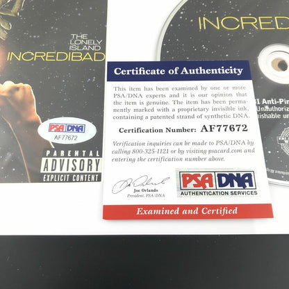 Akiva Schaffer signed Album CD Cover Framed Incredibad PSA/DNA Autographed The L