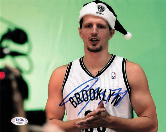 MIRZA TELETOVIC signed 8x10 Photo PSA/DNA Brooklyn Nets Autographed