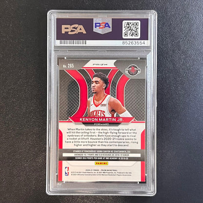 2020-21 Panini Prizm #265 Kenyon Martin Jr. Signed Card AUTO PSA Slabbed RC Rock