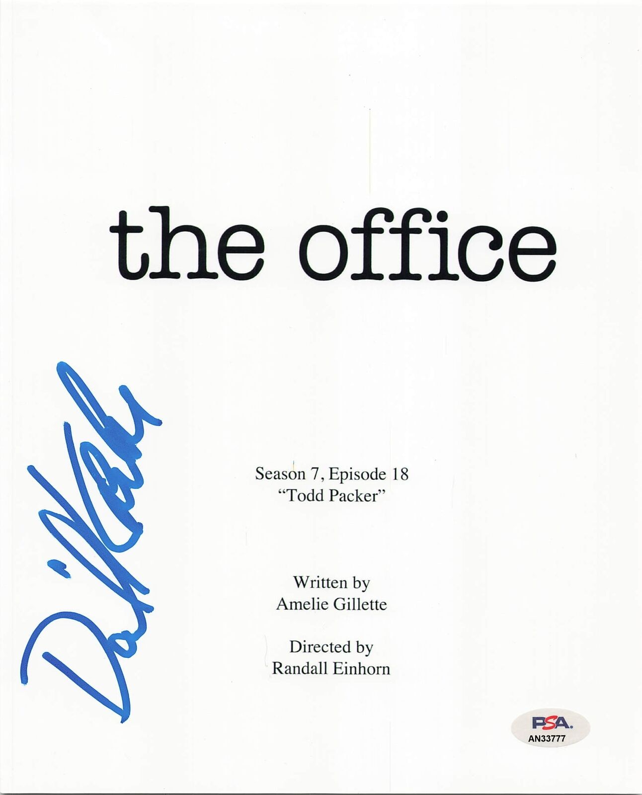 David Koechner Signed 8x10 photo PSA/DNA The Office Autographed