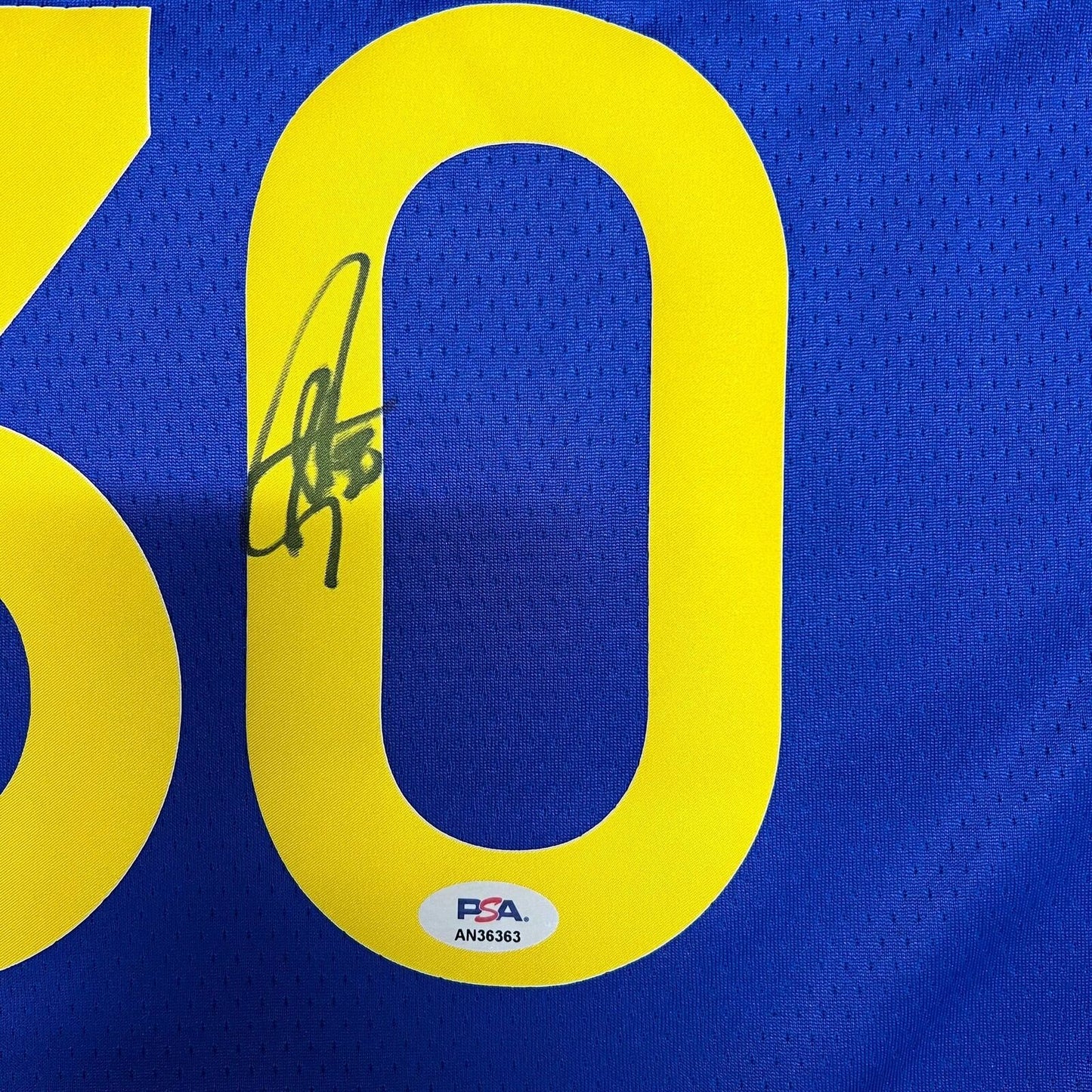 Stephen Curry signed jersey PSA/DNA Golden State Warriors Autographed