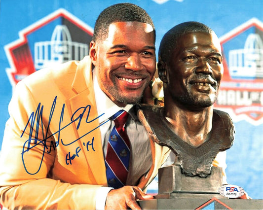 Michael Strahan signed 8x10 photo PSA/DNA New York Giants Autographed