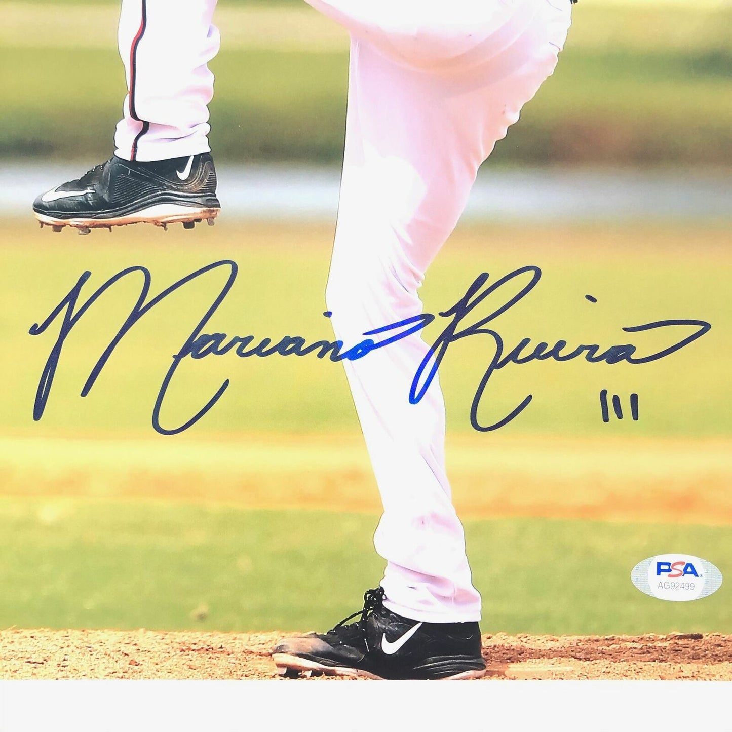 Mariano Rivera III signed 11x14 photo PSA/DNA Washington Nationals Autographed