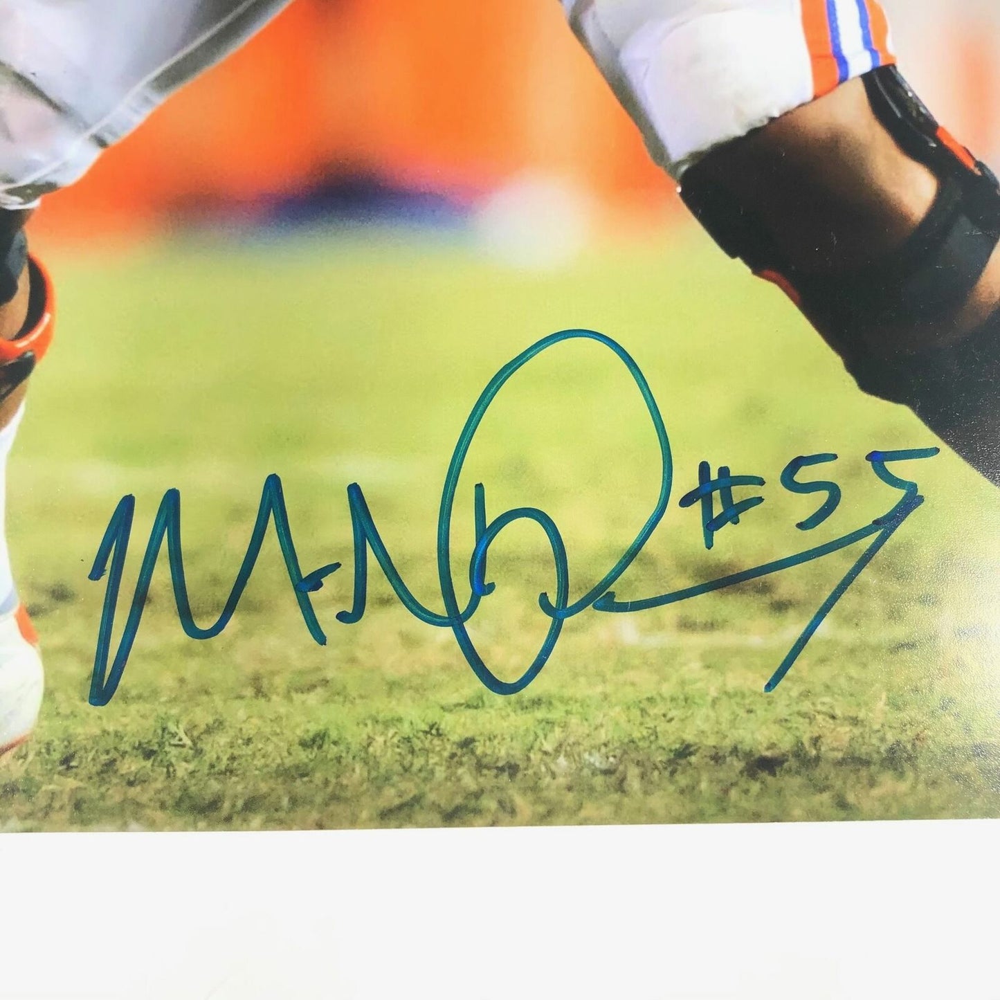 MAURKICE POUNCEY signed 11x14 photo PSA/DNA Florida Gators Autographed