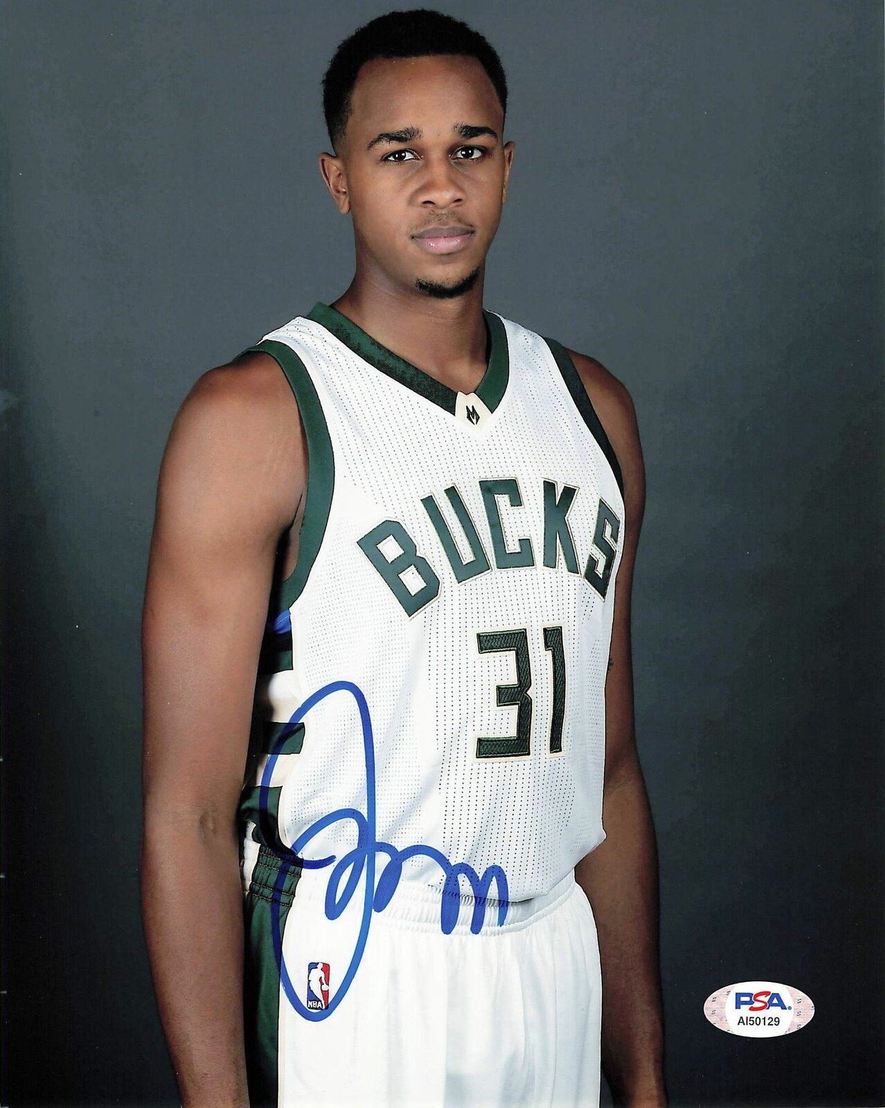 John Henson signed 8x10 photo PSA/DNA Milwaukee Bucks Autographed