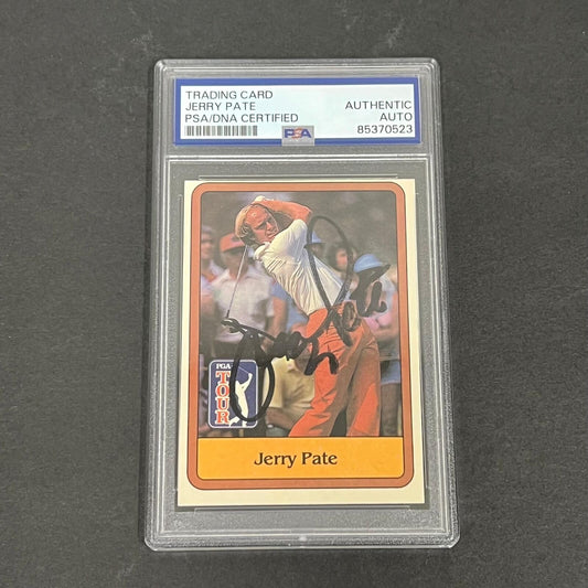 1980 Donruss PGA Tour #6 Jerry Pate Signed Card PSA/DNA Slabbed AUTO Golf