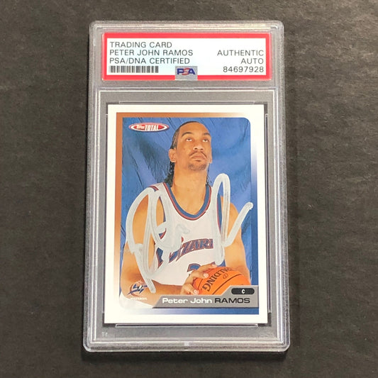2005-06 Topps #274 Peter John Ramos Signed Card AUTO PSA Slabbed Wizards