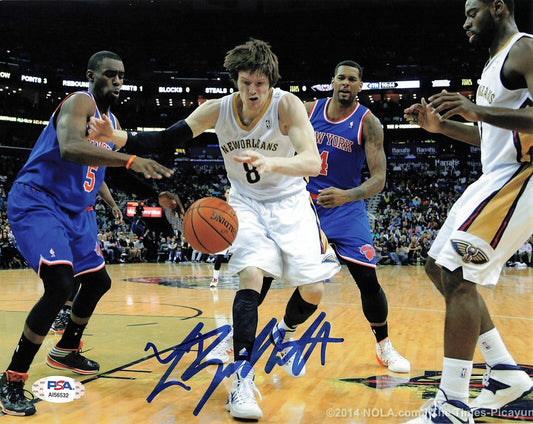 Luke Babbitt signed 8x10 photo PSA/DNA New Orleans Pelicans Autographed