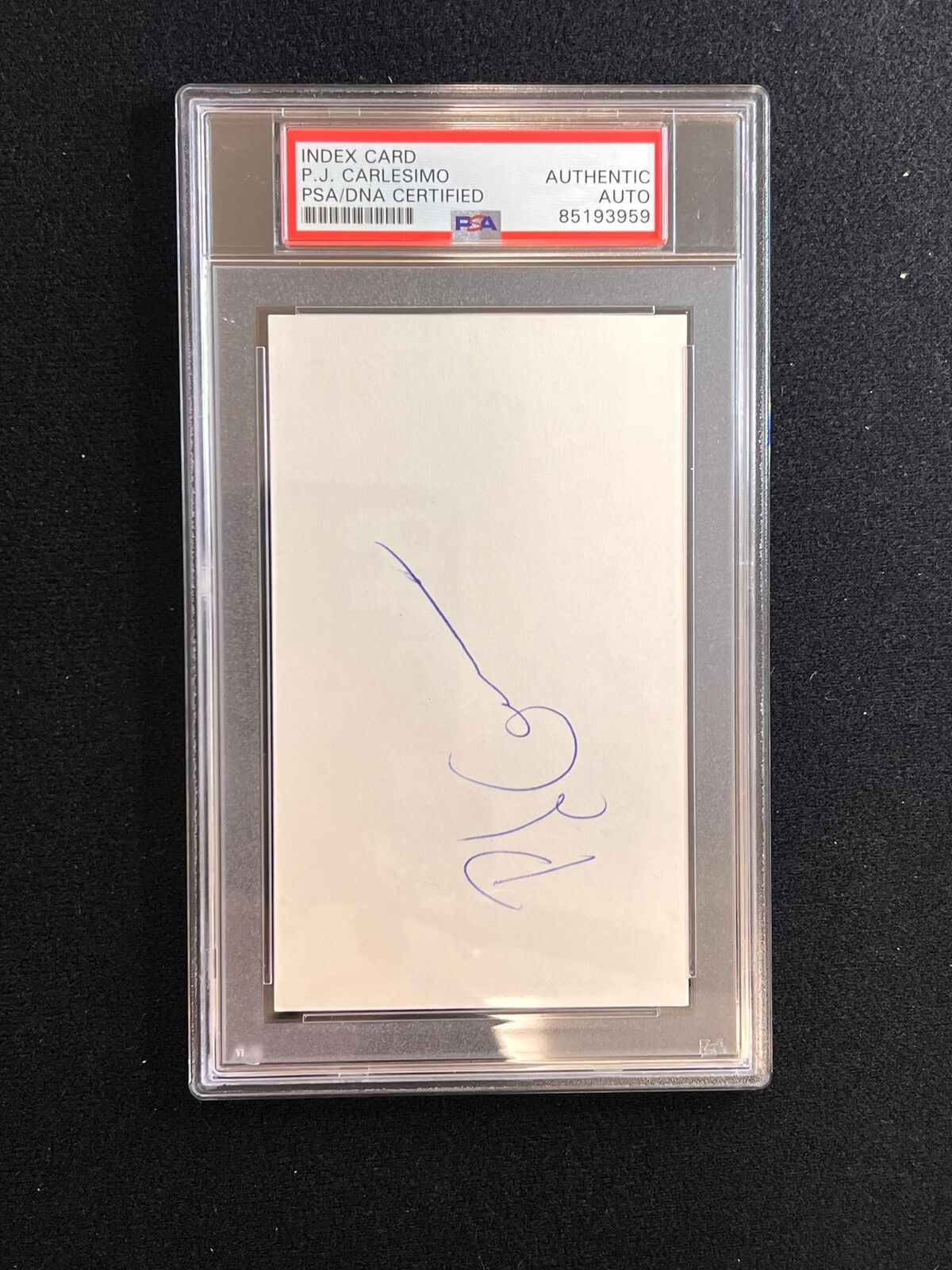 PJ Carlesimo Signed Cut PSA/DNA AUTO Slabbed Autographed