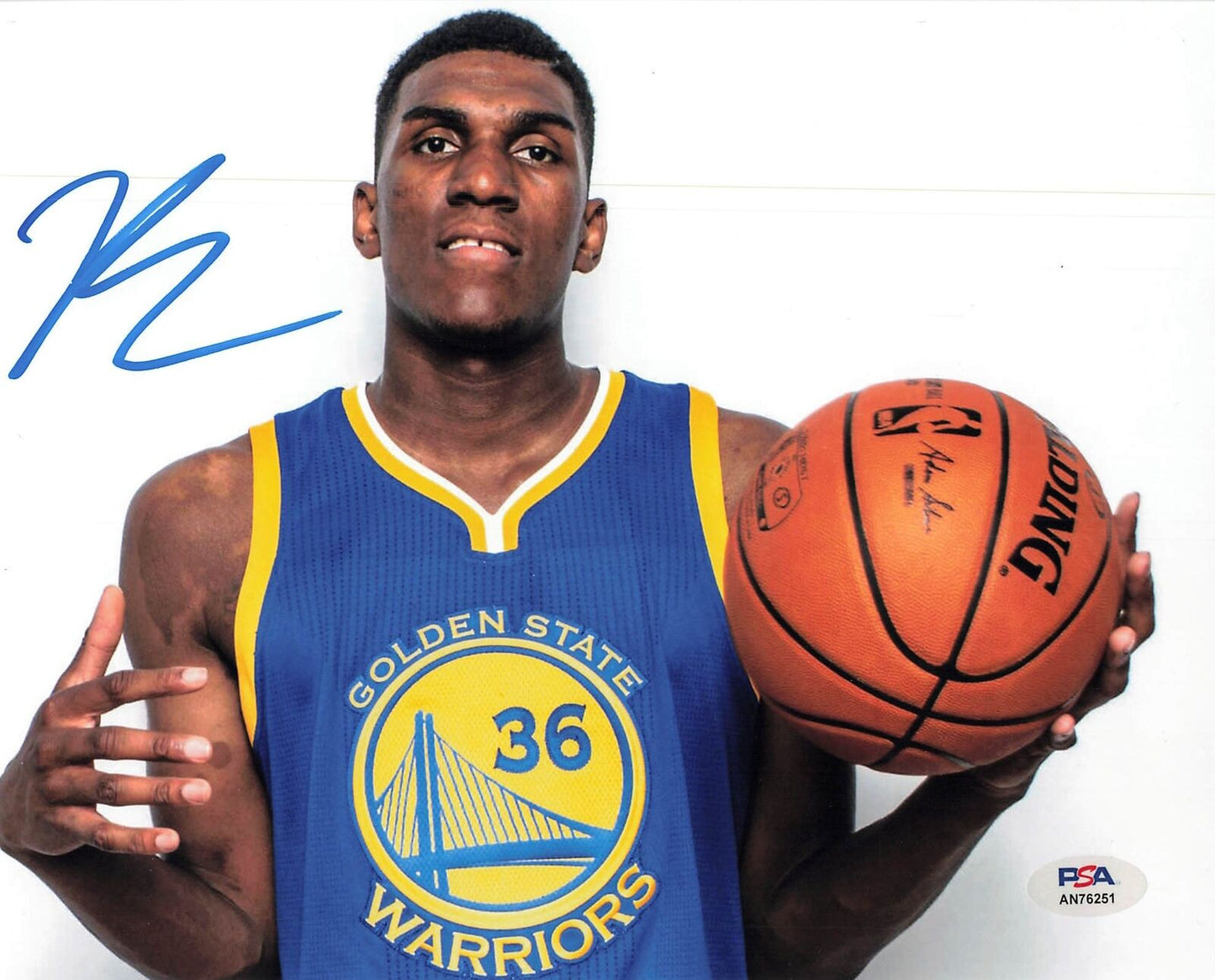 Festus Ezeli signed 8x10 photo PSA/DNA Warriors Autographed