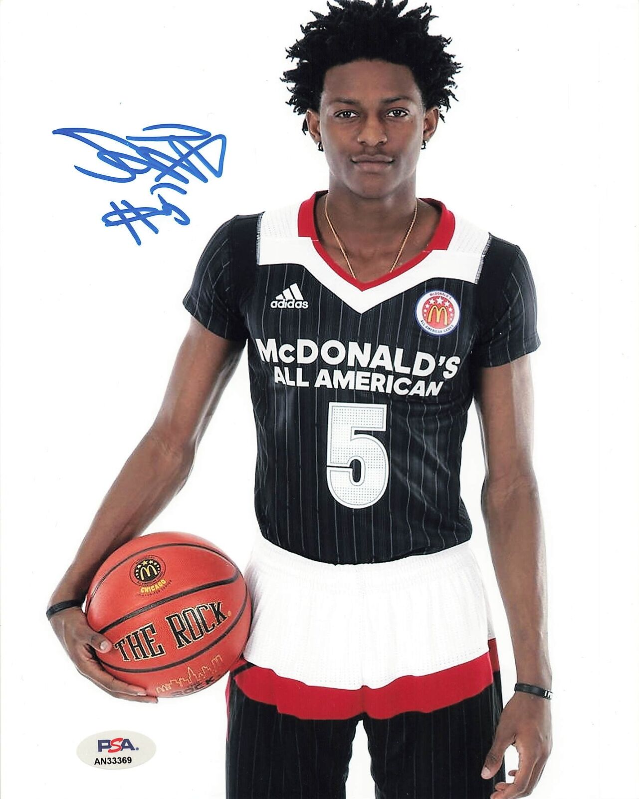 De'Aaron Fox Signed 8x10 photo PSA/DNA Sacramento Kings Autographed