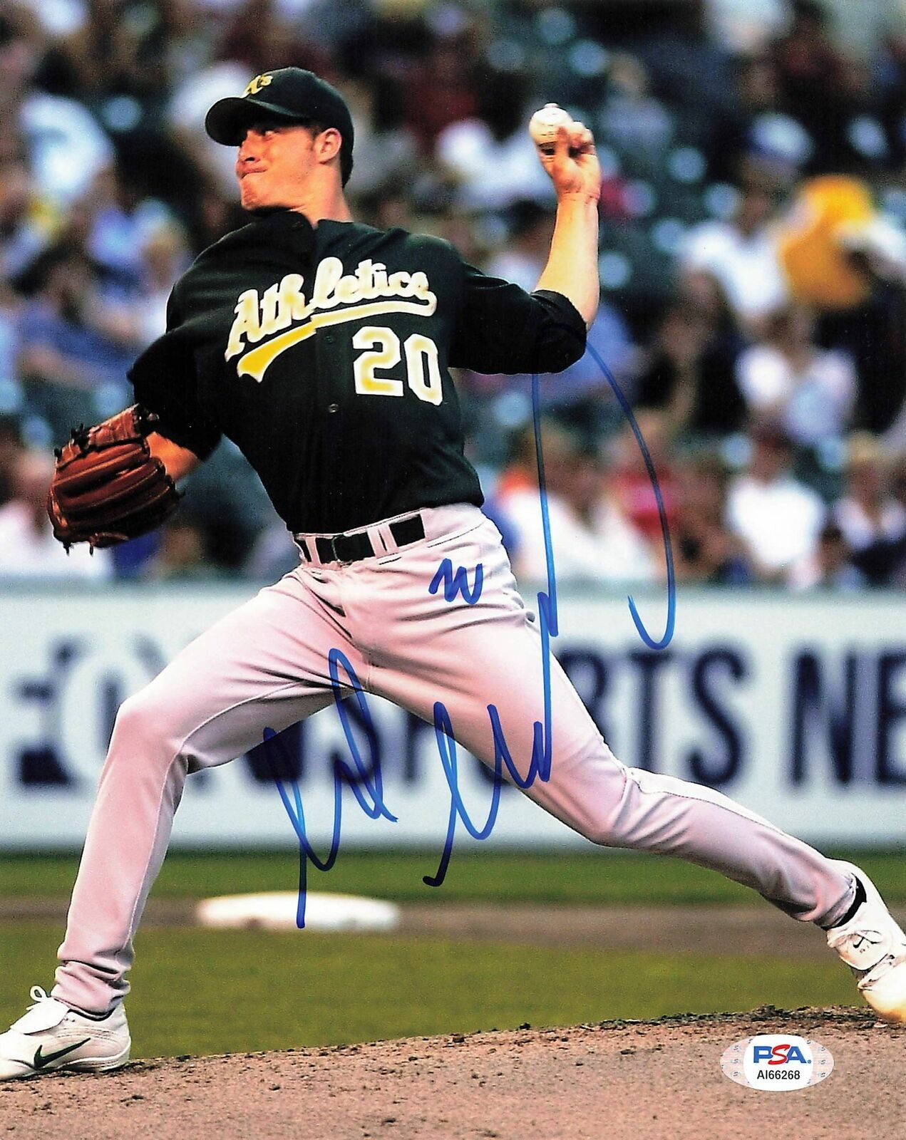 Mark Mulder signed 8x10 photo PSA/DNA Oakland Athletics Autographed