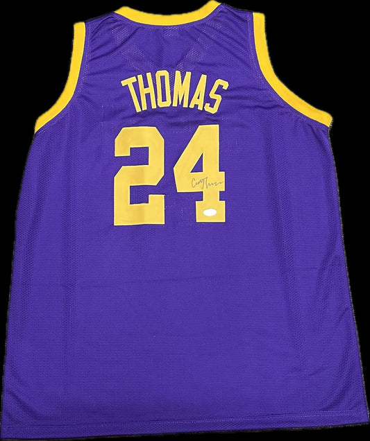 Cameron Thomas Signed Jersey PSA LSU Tigers Autographed