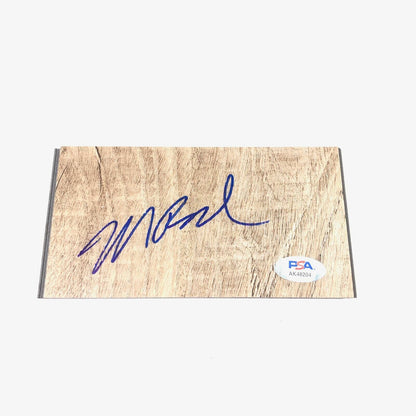 MIKE BUDENHOLZER Signed Floorboard PSA/DNA Autographed Milwaukee Bucks