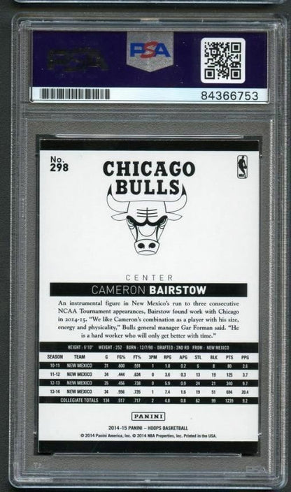 2014-15 NBA Hoops #298 Cameron Bairstow Signed Rookie Card AUTO PSA Slabbed RC B