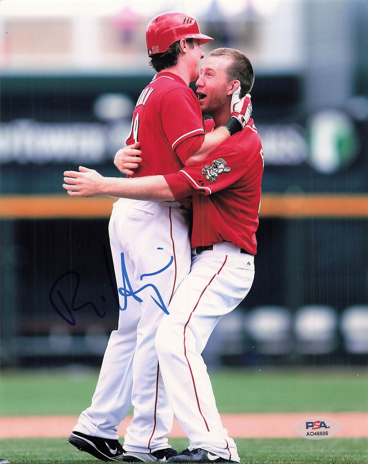 Ryan Hanigan signed 8x10 photo PSA/DNA Colorado Rockies Autographed