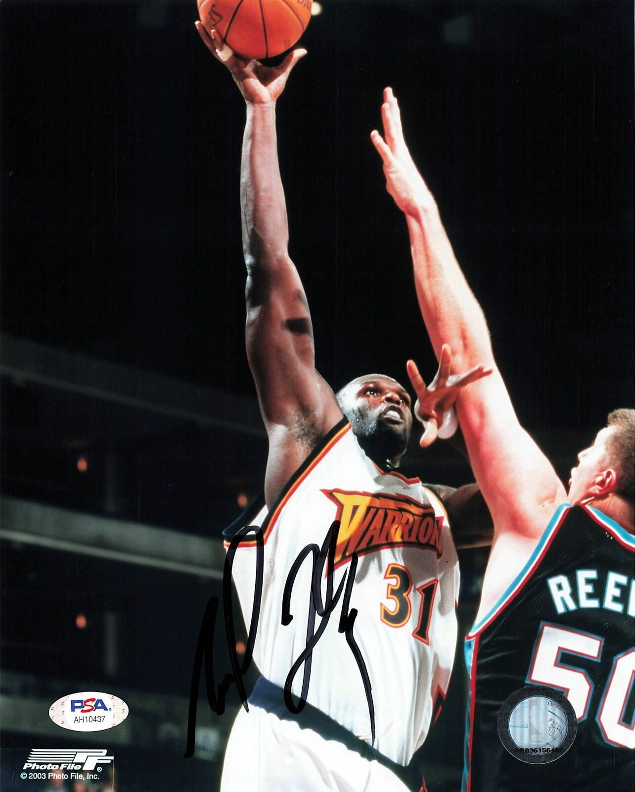 Adonal Foyle signed 8x10 photo PSA/DNA Warriors Autographed